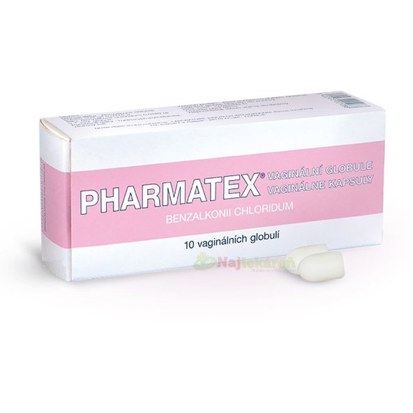 PHARMATEX vaginálne kapsuly - lokálna antikoncepcia,10ks