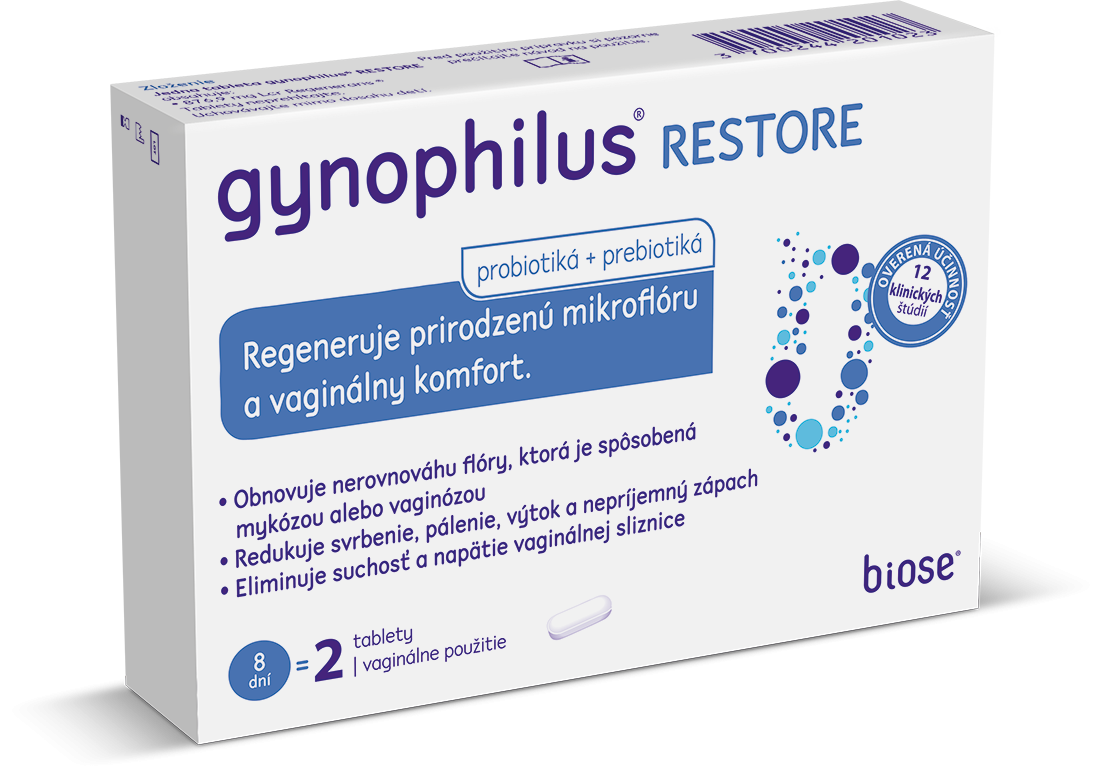 E-shop GYNOPHILUS RESTORE vaginálne tablety 2ks