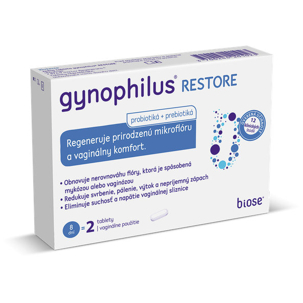 GYNOPHILUS RESTORE vaginálne tablety 2ks