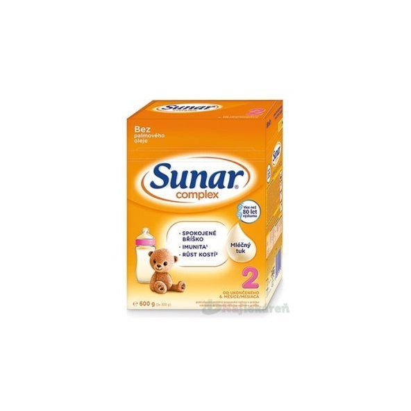 Sunar Complex 2 dojčenské mlieko 600g