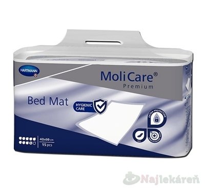 E-shop MoliCare Premium Bed Mat 9 kvapiek hygienické podložky 40x60cm, 15ks
