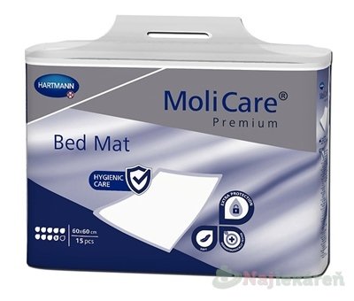 E-shop MoliCare Premium Bed Mat 9 kvapiek hygienické podložky 60x60cm, 15ks