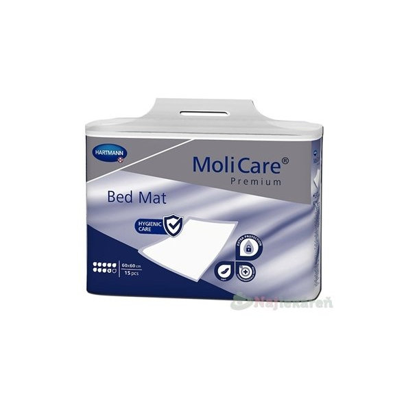 MoliCare Premium Bed Mat 9 kvapiek hygienické podložky 60x60cm, 15ks