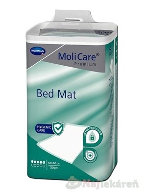 E-shop MoliCare Premium Bed Mat 5 kvapiek 60x60cm absorpčné podložky 30ks