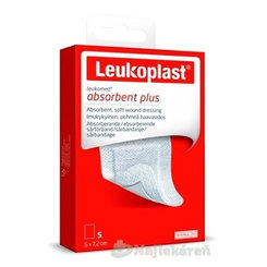 LEUKOPLAST LEUKOMED absorbčná náplasť na rany, 5x7,2cm 5 ks