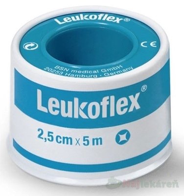 E-shop LEUKOFLEX náplasť na cievke, 2,5cmx5m, 1ks