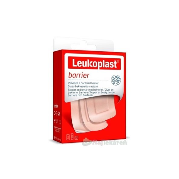 LEUKOPLAST BARRIER náplasť na rany, 3 veľkosti, 20ks