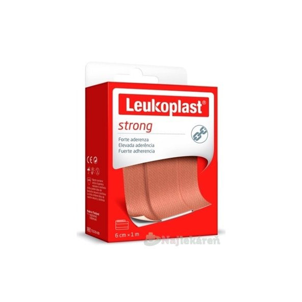 LEUKOPLAST STRONG náplasť na rany 6cmx1m, pás 1ks
