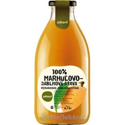 Zdravo 100% MARHUĽOVO-JABLKOVÁ ŠŤAVA, 200ml