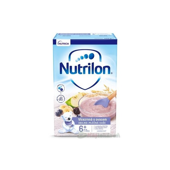 Nutrilon obilno-mliečna kaša viaczrnná s ovocím 225g