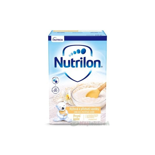 NUTRILON obilno-mliečna prvá kaša ryžová, vanilka 225g