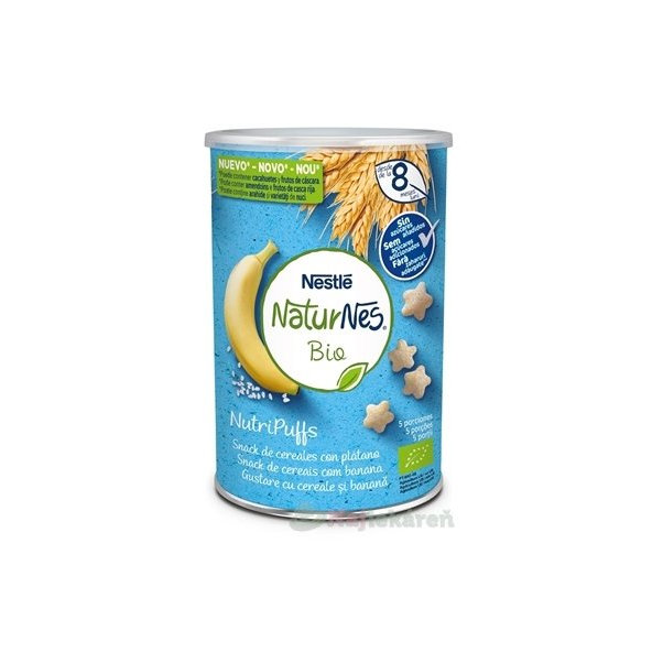Nestlé NaturNes BIO Chrumky Banánové (od ukonč. 8 mesiaca), 35g