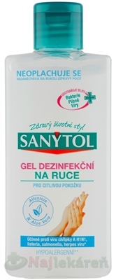 Sanytol Dezinfekčný gél na ruky pre citlivú pokožku 75 ml