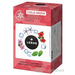 LEROS COLD BREW Bucco & Mäta bylinný čaj, 20x1,5g