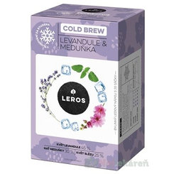 LEROS COLD BREW Levanduľa & Medovka, 20x1g