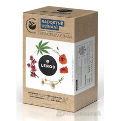 LEROS RADOSTNÉ ZASPÁVANIE Konope & Vlčí mak bylinný čaj, 20x1g