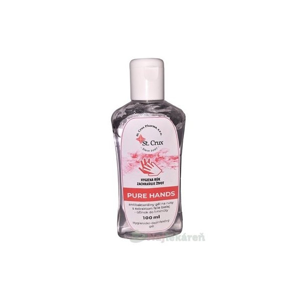 Pure Hands antibakteriálny gél na ruky s extraktom ľalie bielej 100ml