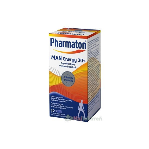 Pharmaton MAN Energy 30+, pre potreby mužského tela 30 tbl.