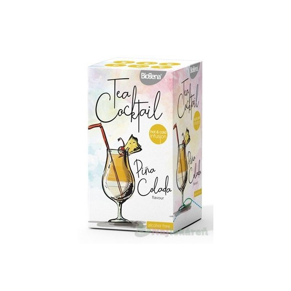 Biogena Tea Cocktail Piña Colada flavour ovocný čaj, 20x2,5 g