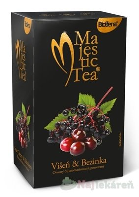 E-shop Biogena Majestic Tea Višňa & Baza ovocný čaj, 20x2,5g