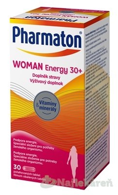 E-shop Pharmaton WOMAN Energy 30+, pre potreby ženského tela 30 tbl.
