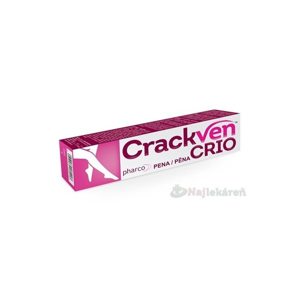 Crackven CRIO Pena chladivá na ťažké, boľavé, opuchnuté nohy 150 ml