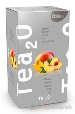 E-shop Biogena Tea2O Mango & Broskyňa ovocný čaj, 20x2,3g