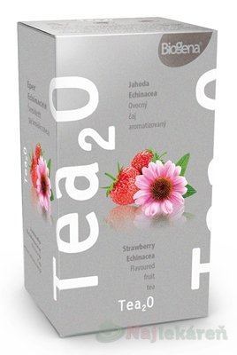E-shop Biogena Tea2O Jahoda & Echinacea ovocný čaj, 20x2,3g