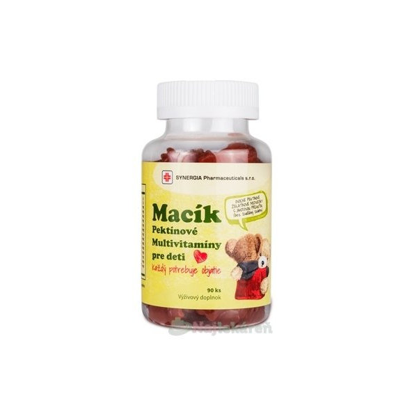 Macík pektínové multivitamíny pre deti