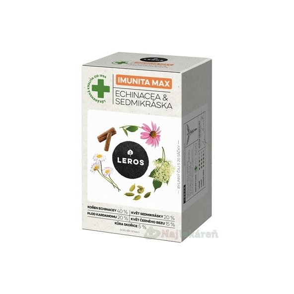 LEROS IMUNUTA MAX ECHINACEA & SEDMOKRÁSKA, 20x1,2g