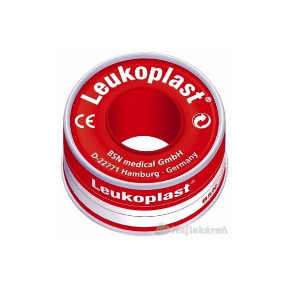LEUKOPLAST klasická náplasť na cievke, 2,5cmx4,6m, 1ks