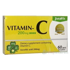 JutaVit Vitamín C 200 mg, 60 ks