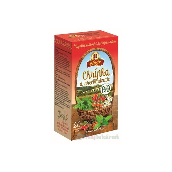 AGROKARPATY elixír BIO Chrípka a prechladnutie ovocno - bylinný čaj 20x2g