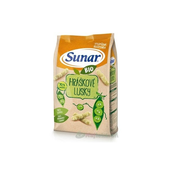 Sunar BIO Chrumky Hráškové struky (od ukonč. 12. mesiaca) 45 g