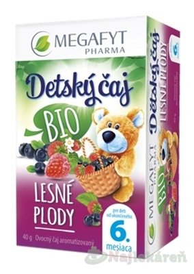 MEGAFYT Detský čaj BIO LESNÉ PLODY 20x20g