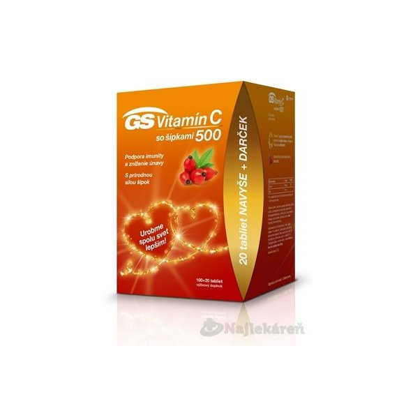 GS Vitamín C 500 so šípkami darček 2020