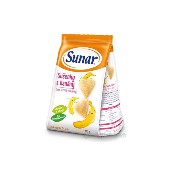 Sunar Sušienky s banánmi (od ukonč. 6. mesiaca) 175 g