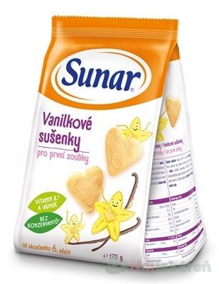 E-shop Sunar Vanilkové sušienky (od ukonč. 6. mesiaca) 175 g