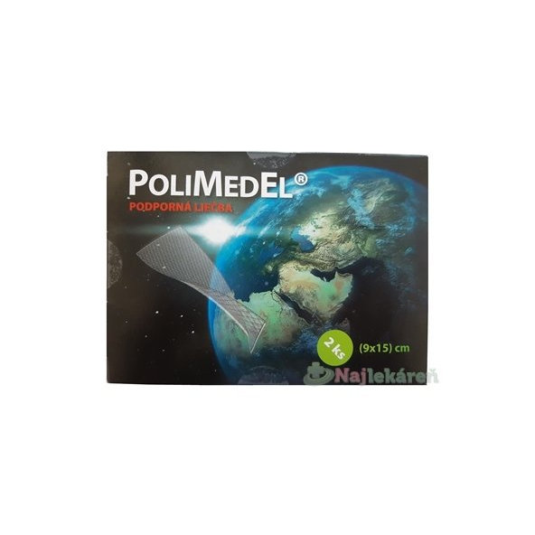 POLIMEDEL polymérová fólia pri bolestiach 2 ks
