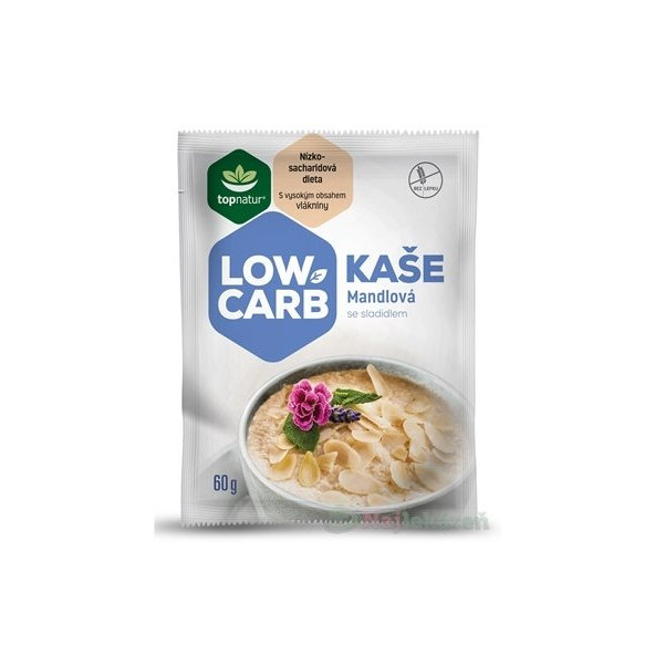 Topnatur LOW CARB KAŠA Mandľová, 1500g
