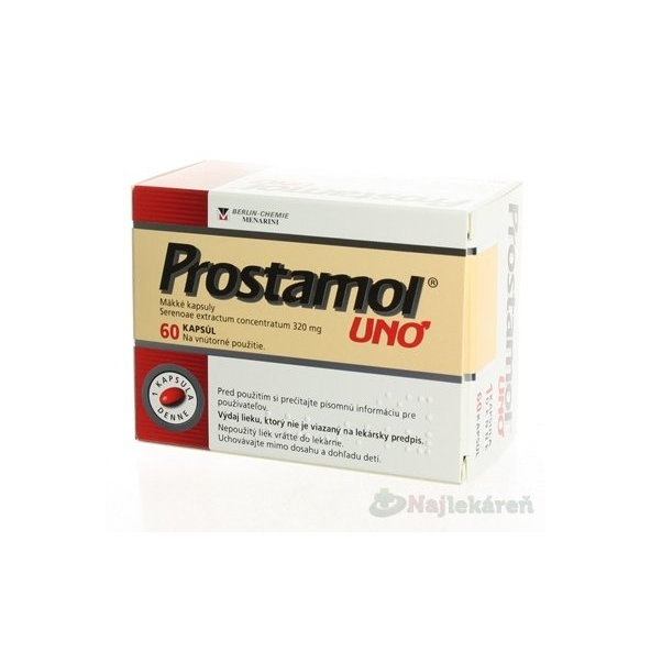 Prostamol UNO 320 mg 60 kapsúl na prostatu