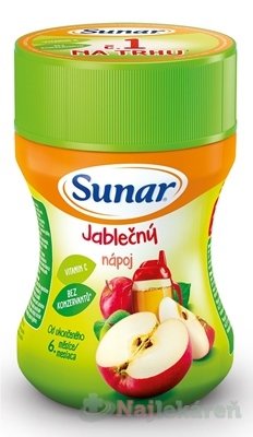 E-shop Sunar Rozpustný nápoj Jablčný v prášku 200g