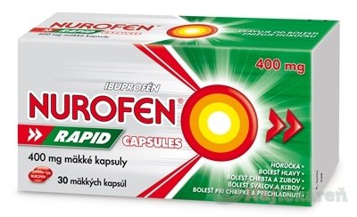 E-shop NUROFEN Rapid 400 mg proti bolesti a horúčke 30 kapsúl