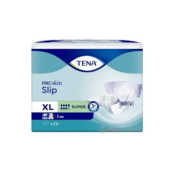 TENA SLIP SUPER EXTRA LARGE plienkové nohavičky 28ks