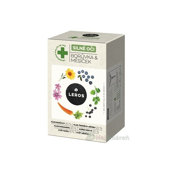 LEROS SILNÉ OČI ČUČORIEDKA & NECHTÍK, 20x1,5g