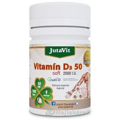 JutaVit Vitamín D 50 soft, 100 ks