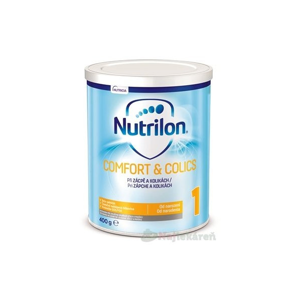 Nutrilon 1 COMFORT & COLICS, mliečna výživa v prášku (od narodenia) 400g