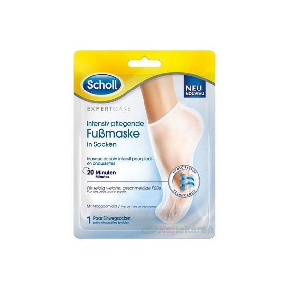 Scholl Expert Care vyživujúca maska na nohy