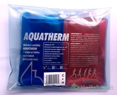 E-shop AQUATHERM obkladový vankúš (9x30 cm), chladivý + hrejivý 2 ks