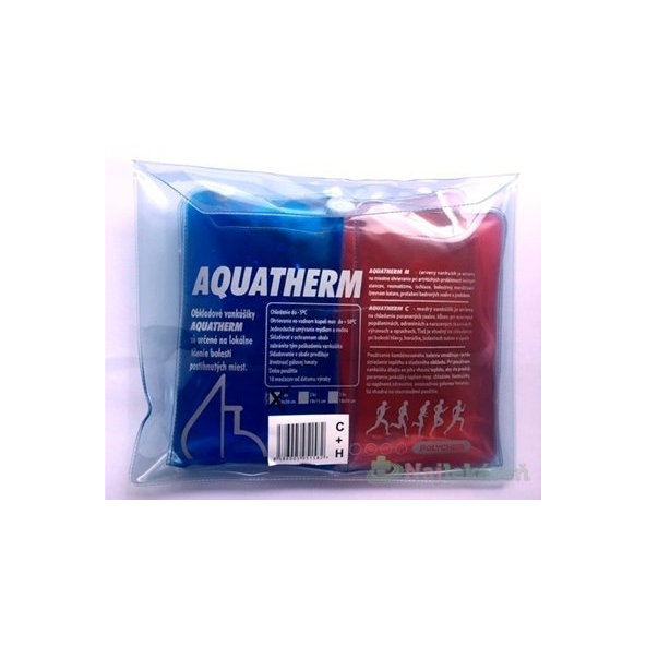 AQUATHERM obkladový vankúš (9x30 cm), chladivý + hrejivý 2 ks